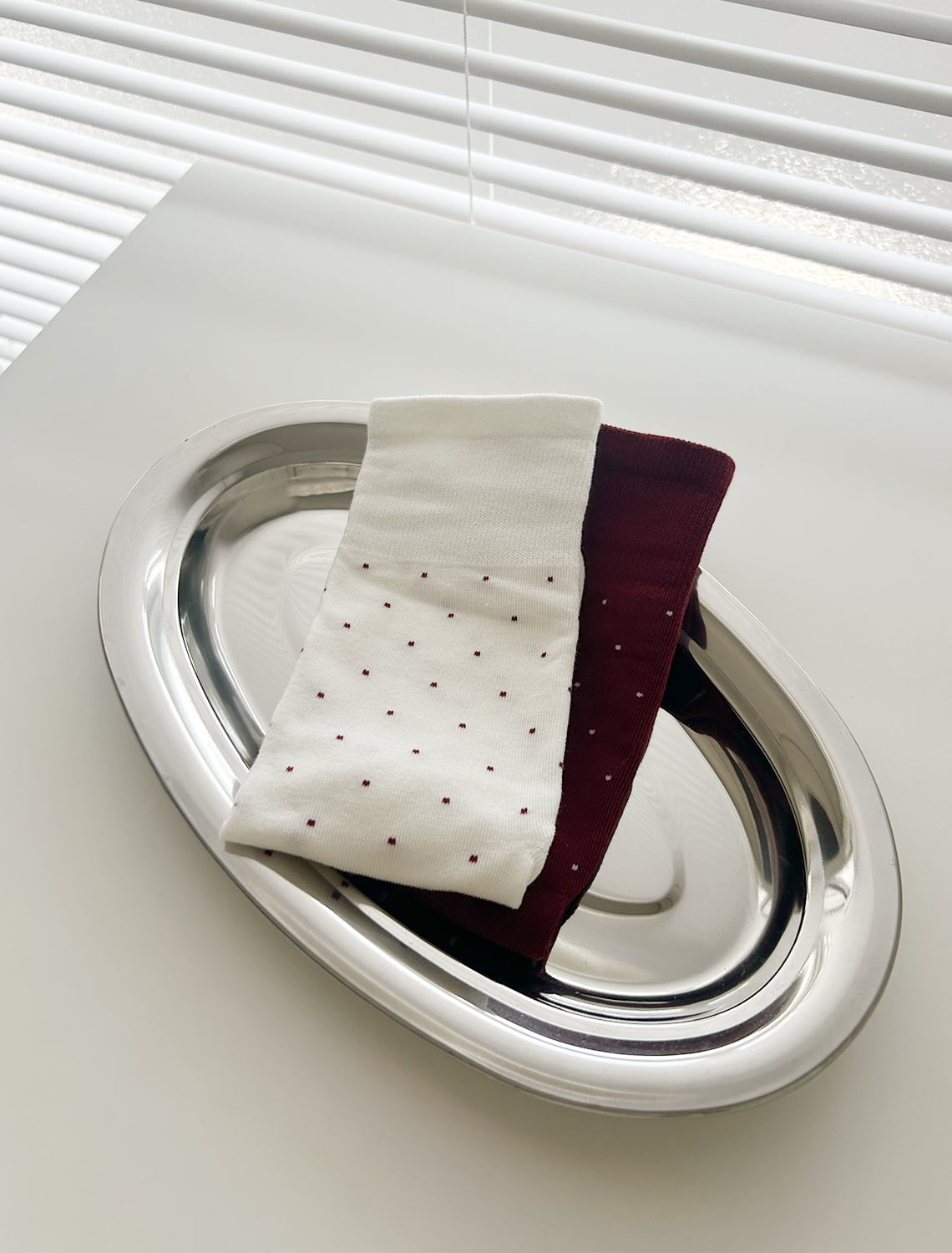 ミニドットストレート ソックス