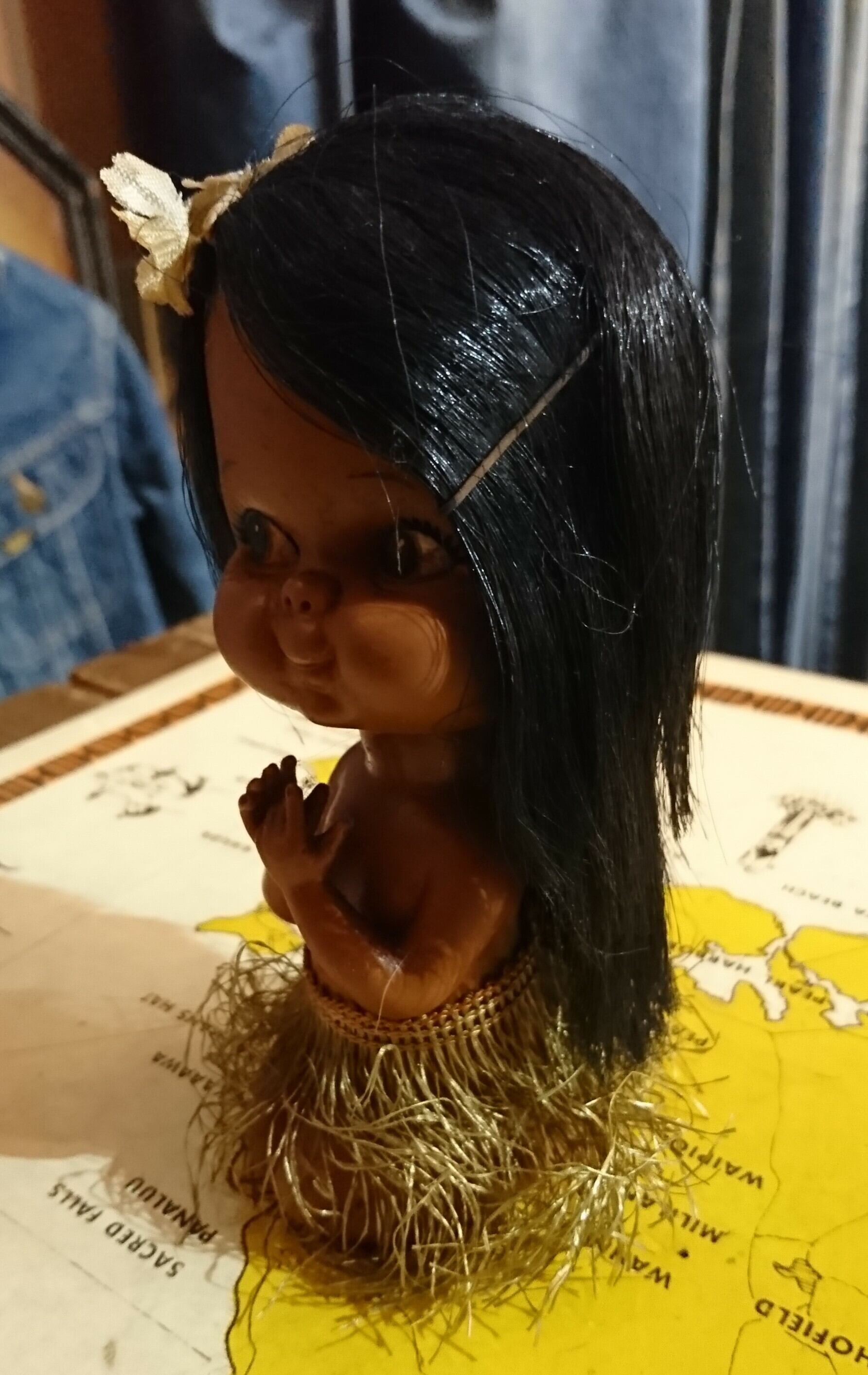 50s 60s ヴィンテージ フラガール 人形