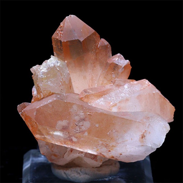 〔D452-23〕コリント産 タンジェリンクォーツ クラスター マンダリンクォーツ Tanjerine Quartz 蜜柑水晶【メール便不可】