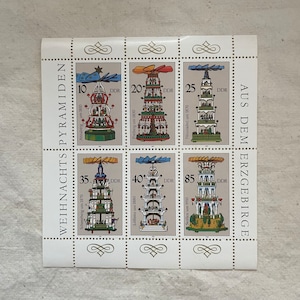 エルツ地方のキャンドルスタンドの切手