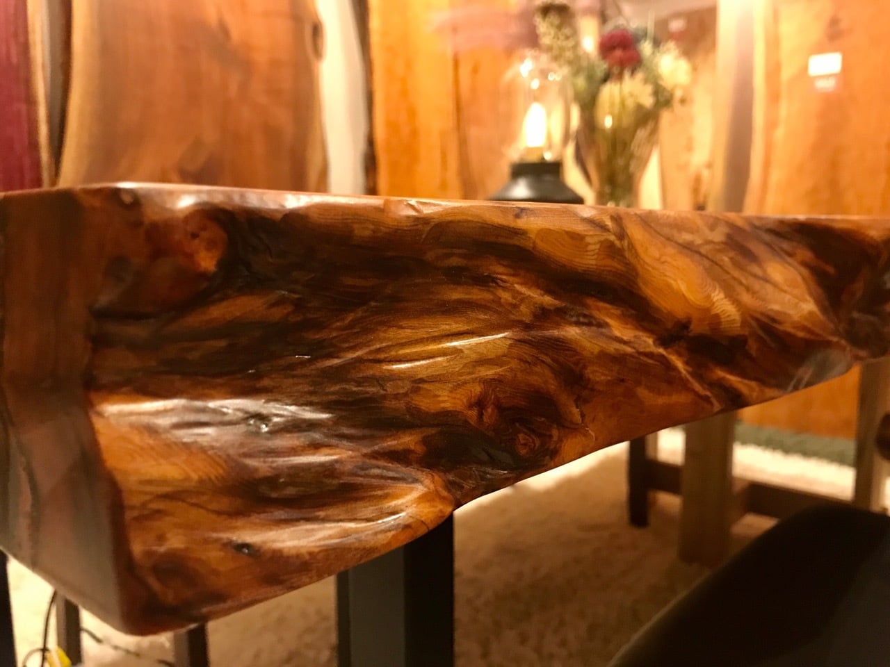 屋久杉 光明 一枚板 2030×900-1090-1160×80 18471 | 千年家具 - 一枚板