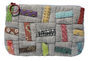 【努力特価】AKEMI SHIBATA  ペタンコポーチ 出来上がり作品サイズ縦11cm×横18cm