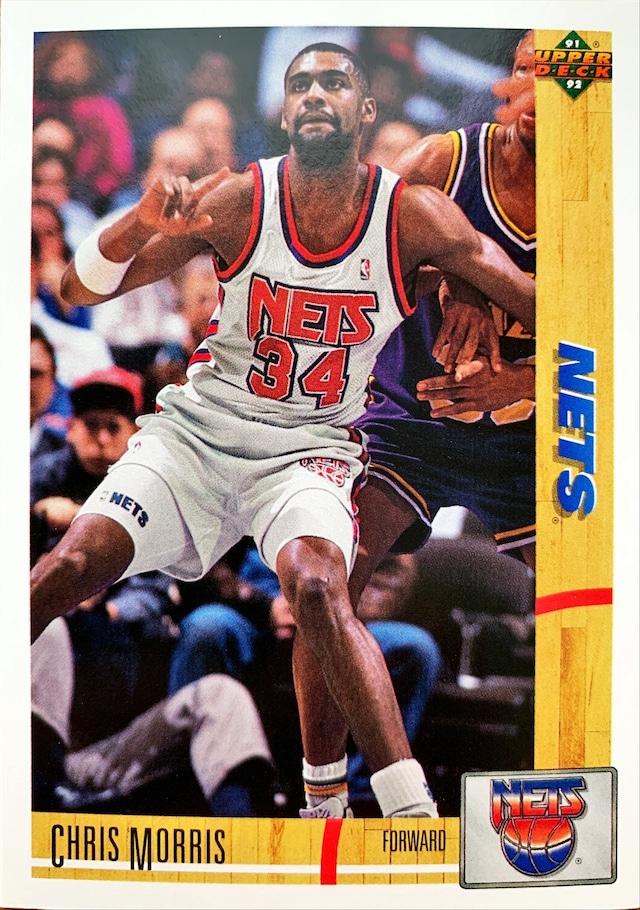 NBAカード 91-92UPPERDECK Chris Morris #339 NETS