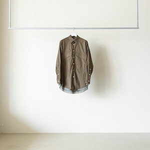 DRESS [LAYERED SHIRT](KHK)