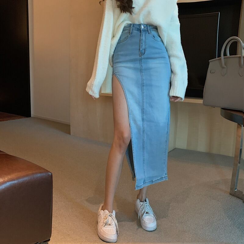 スカート スリムオータムドレス スタイルスタンダード レトロ 秋物 ハンチェンe78614154974