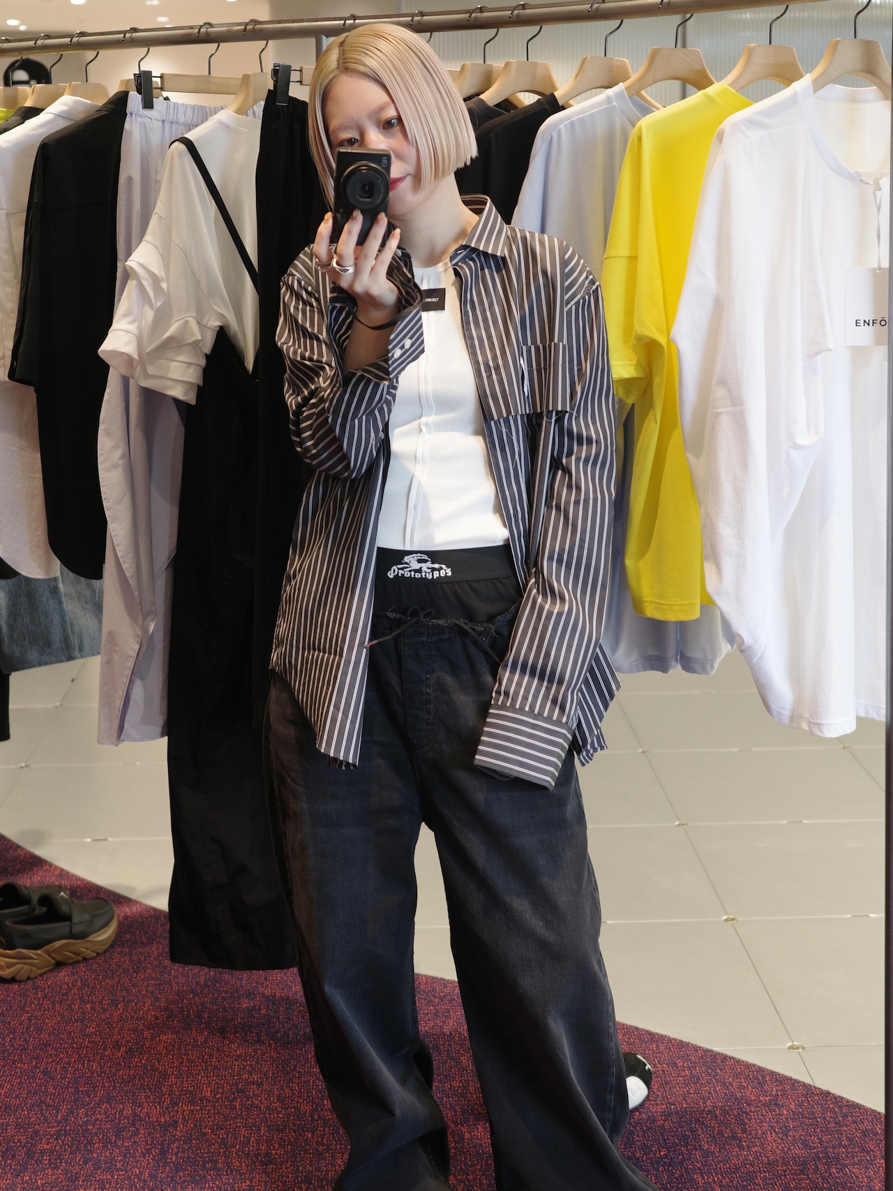 【25AW】HOMME girls オムガールズ / LONG SLEEVE LAYERED SHIRT / シャツ - 3