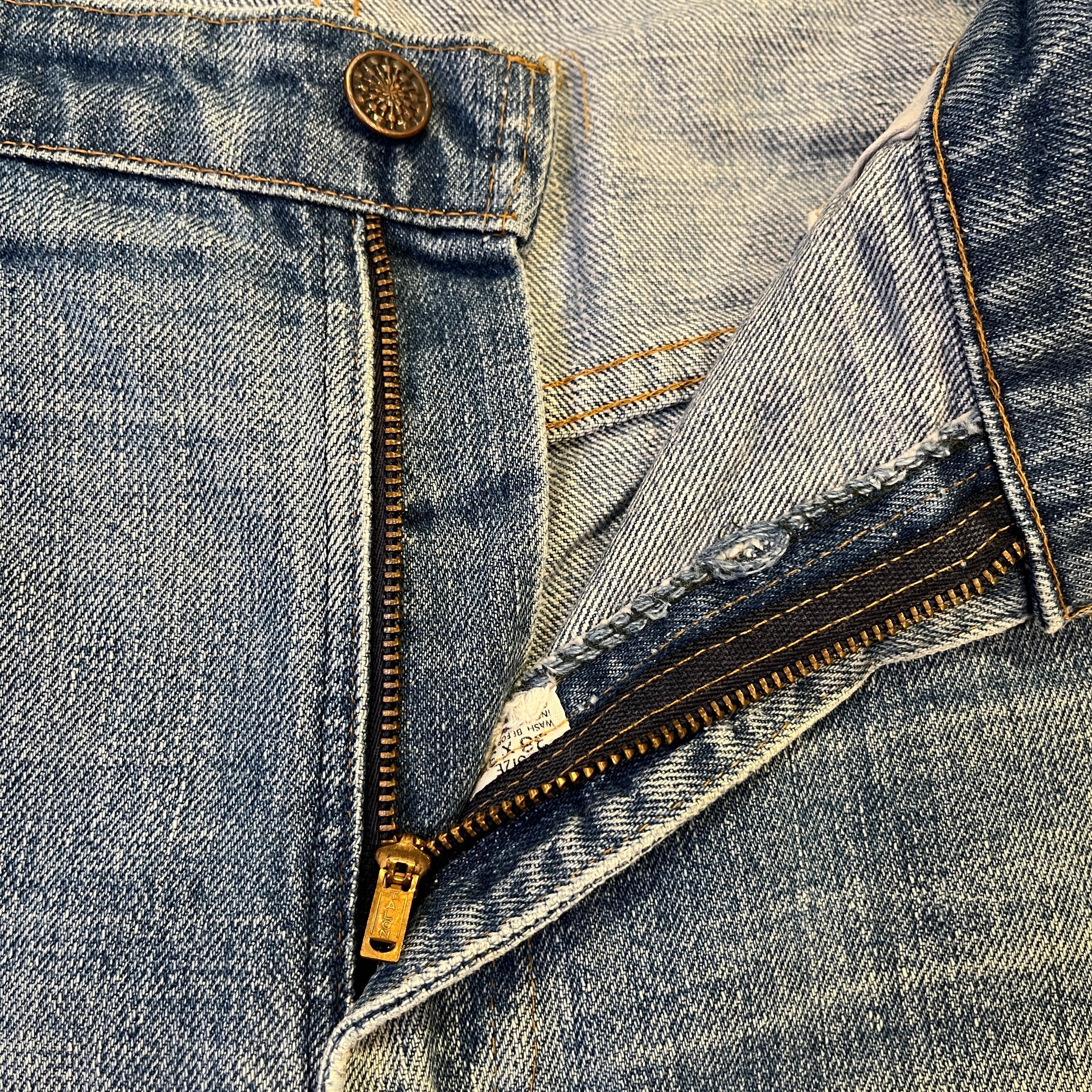 7/18迄のタイムセール！1940年代チルターンパンダ 1970-80'S DENIM PANT TALON ZIP 実寸W37 L27 | safarionline