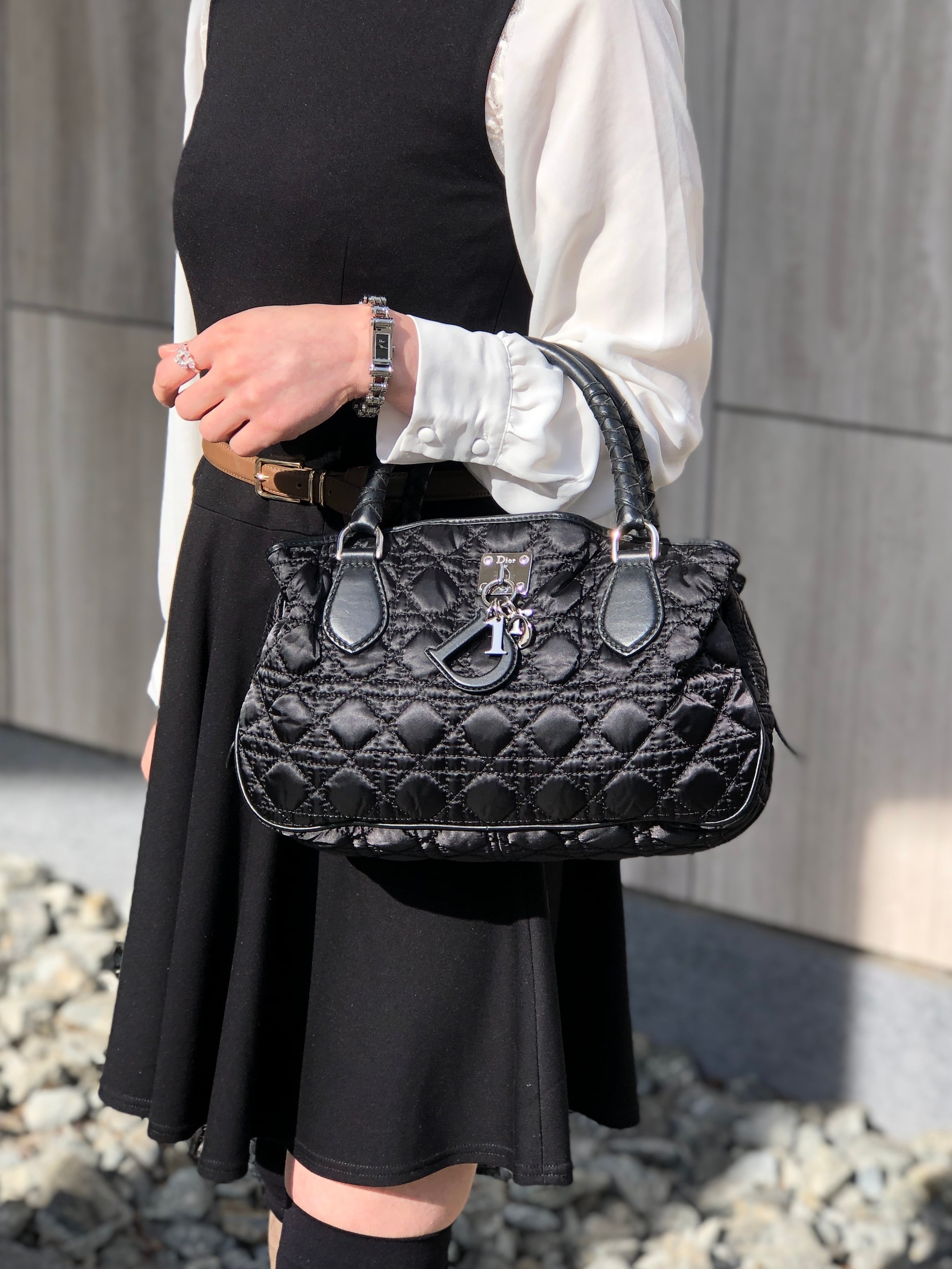 Christian Dior クリスチャン ディオール ハンドバッグ ブラック