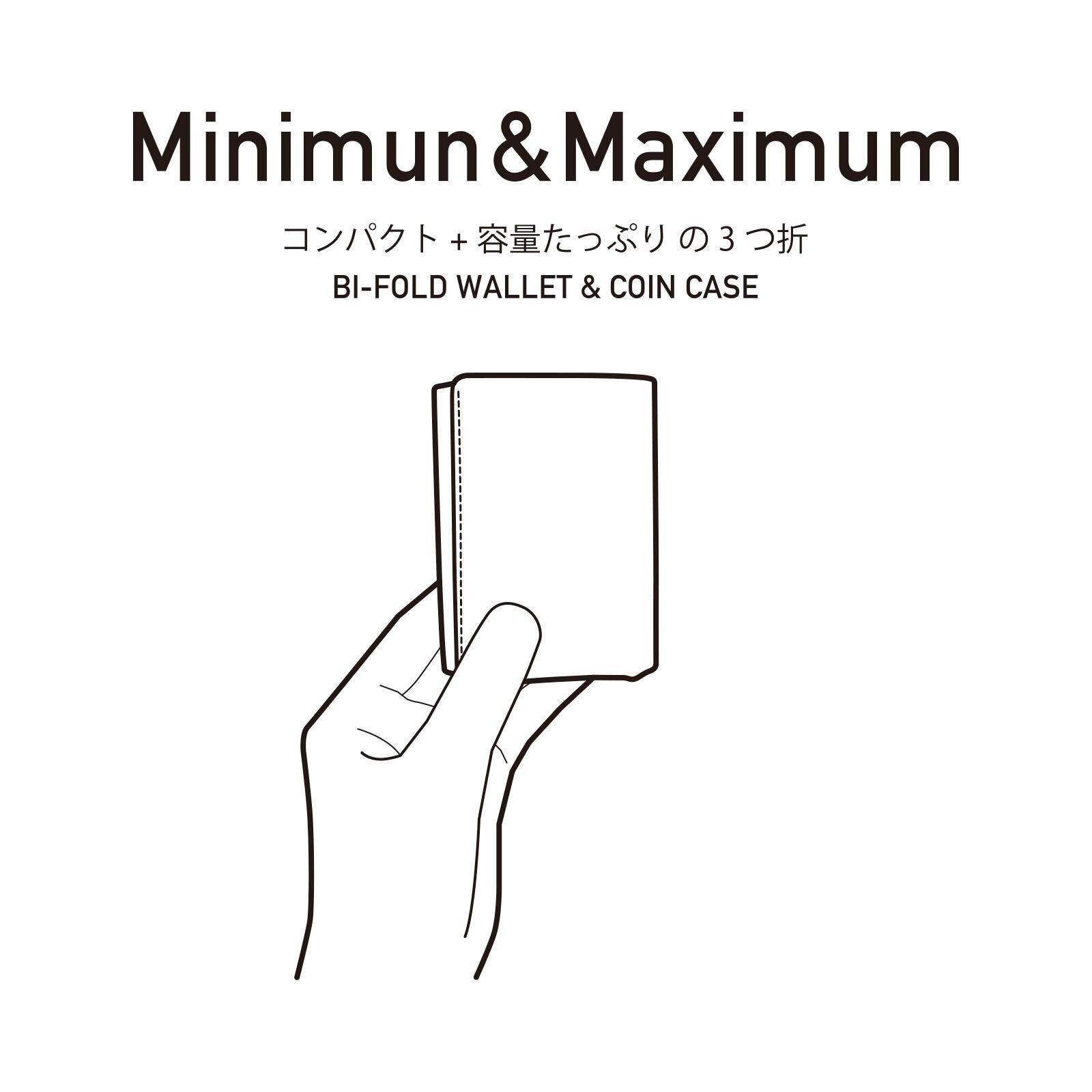 しっかり入ってコンパクトな財布 TRI-FOLD WALLET / CHOCOLATE