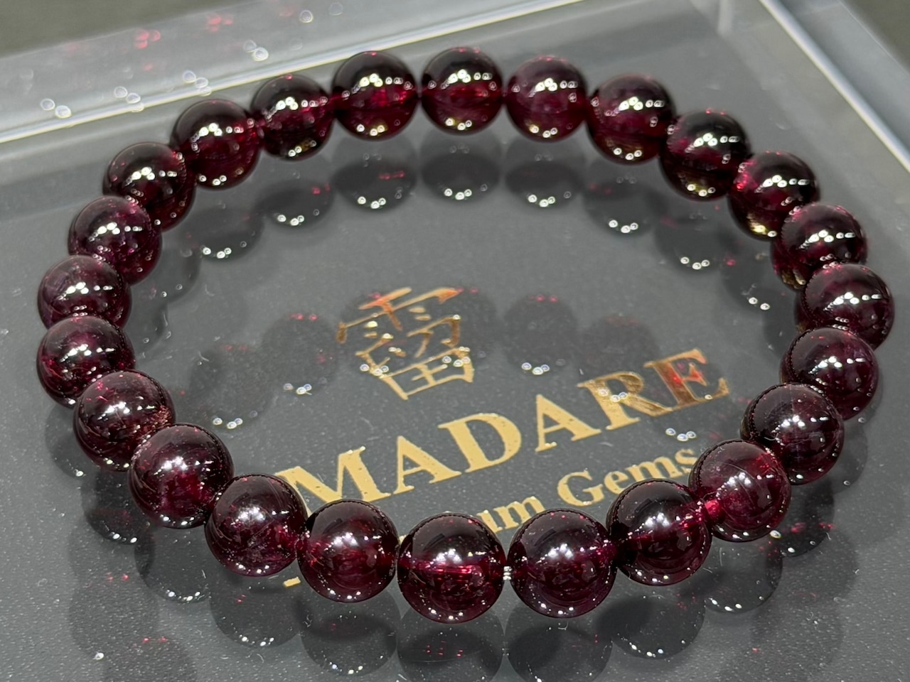 No.2324-9 【S】ロードライトガーネットブレスレット