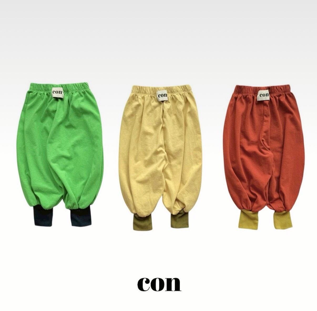 【予約】CON / ブロックジョガーパンツ