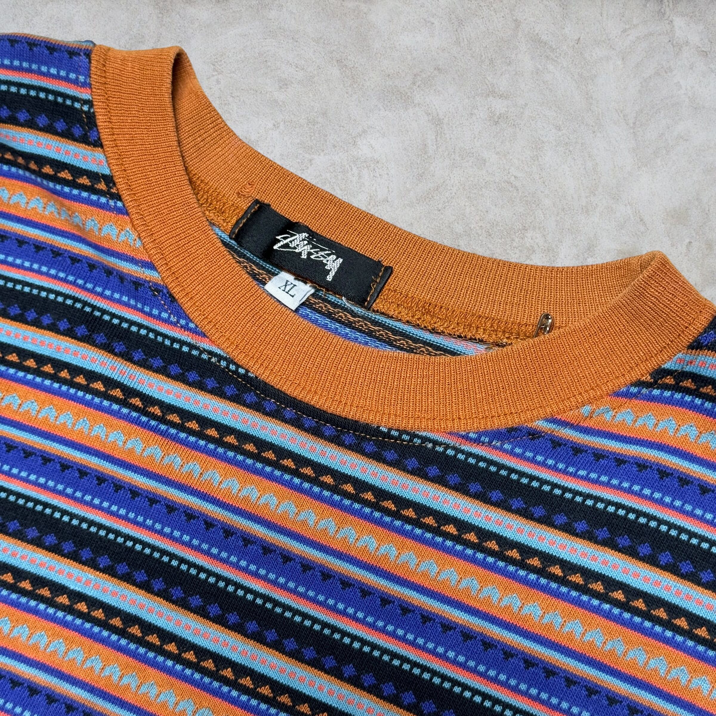 80's old stussy Jacquard Design Pocket Tee “黒タグ 80's old stussy Jacquard Design Pocket Tee “黒タグ