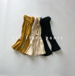 （ 140 ）rib flare pants