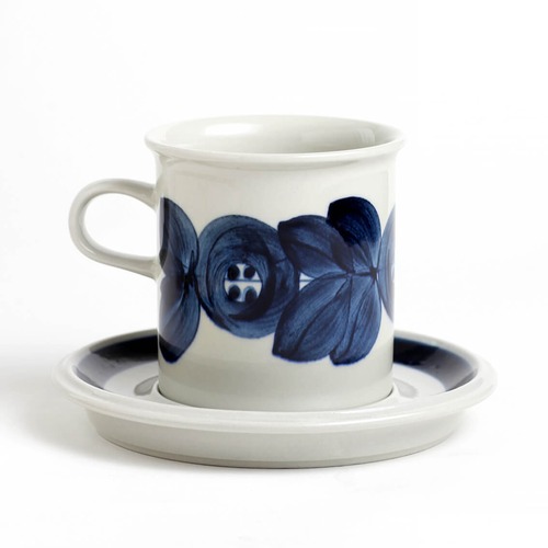 MEさま専用：ARABIA アラビア Anemone アネモネ 85mm マグカップ＆ソーサー - 21 北欧ヴィンテージ