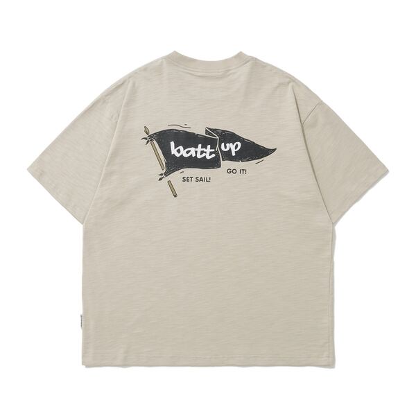 フラッグプリントTシャツ vi1411