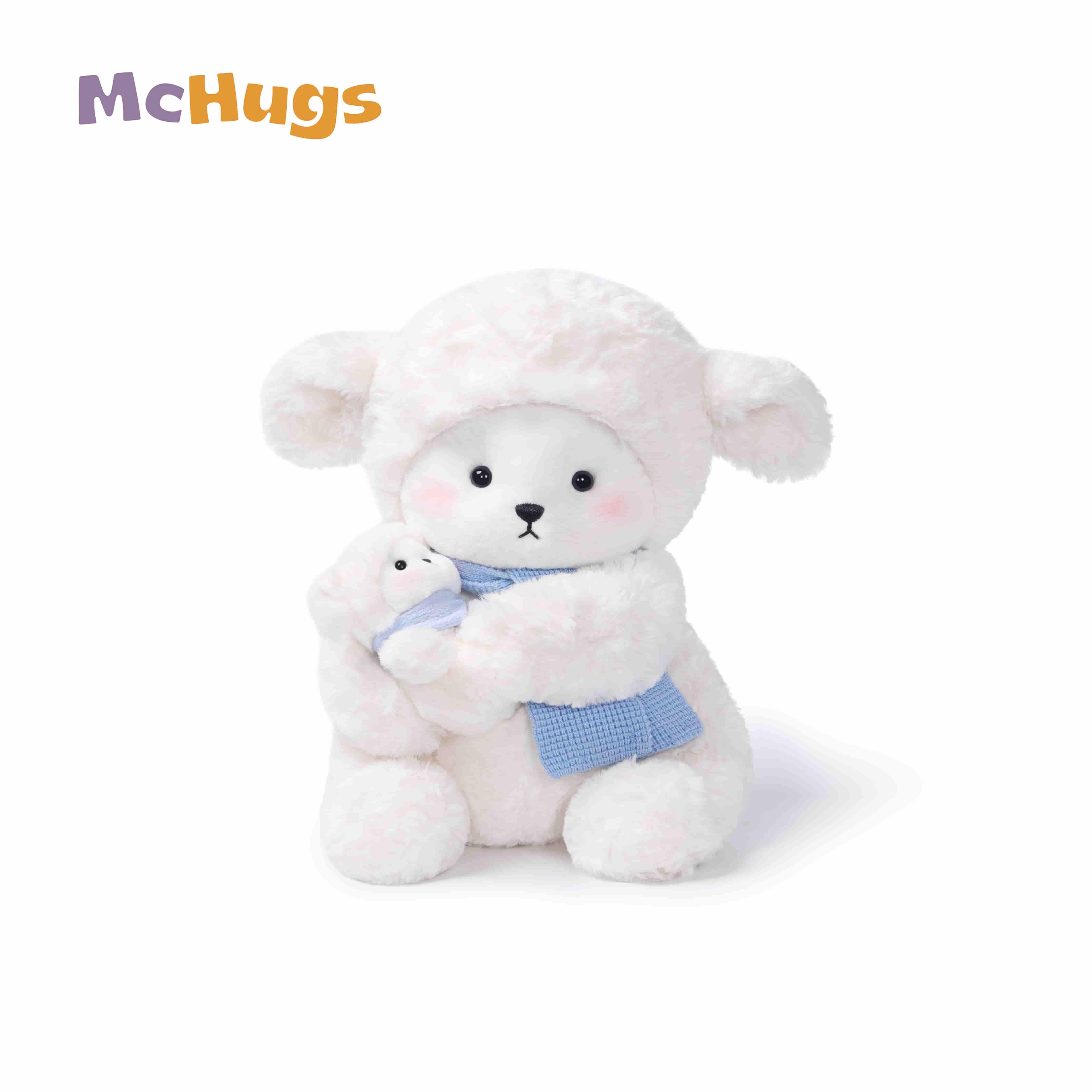 Parent & Baby Creamy Sheep Plush Set_MC700022