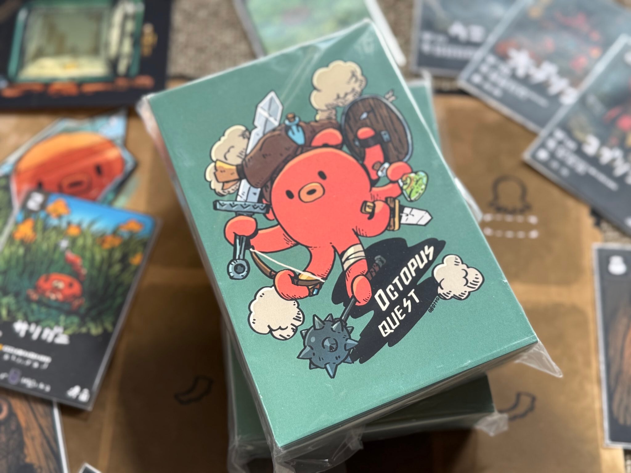 ポストカード3枚入_(原画当たり付き)オクトパスクエスト「タコ殴る