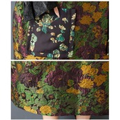 フラワー パッチポケット ワンピース  00362