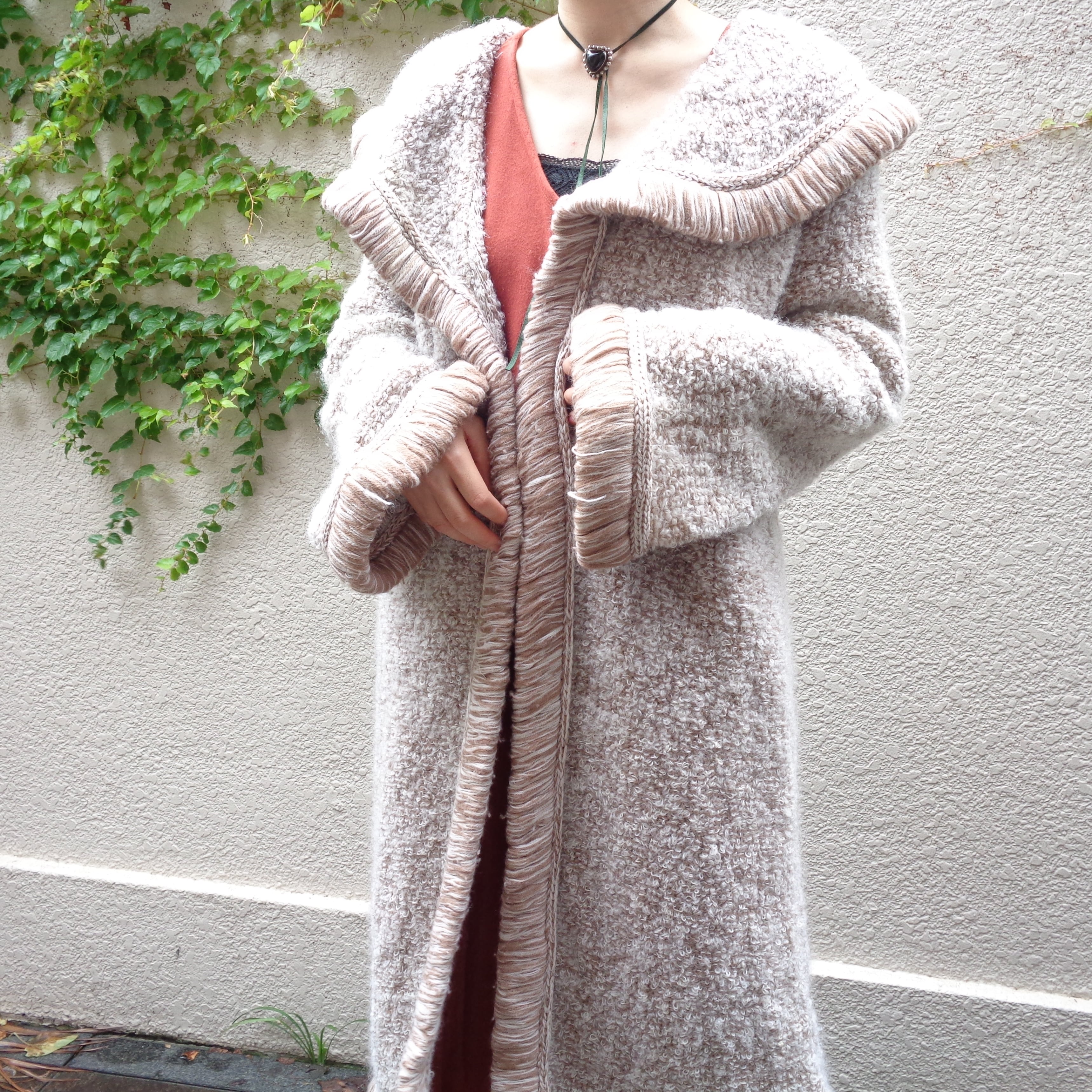 Vintage long knit gown／ヴィンテージ ロング ニット ガウン | BIG