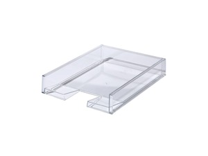 【新着特価】ライクイット (like-it) 小物収納 デスク トレー A4 縦型 約幅26x奥33.8x高6.2cm クリア 日本製 MX-20 卓上収納 立てる収納 コピー用紙 クリアファイル シリーズ累計販売数1000万個突破 おしゃれ