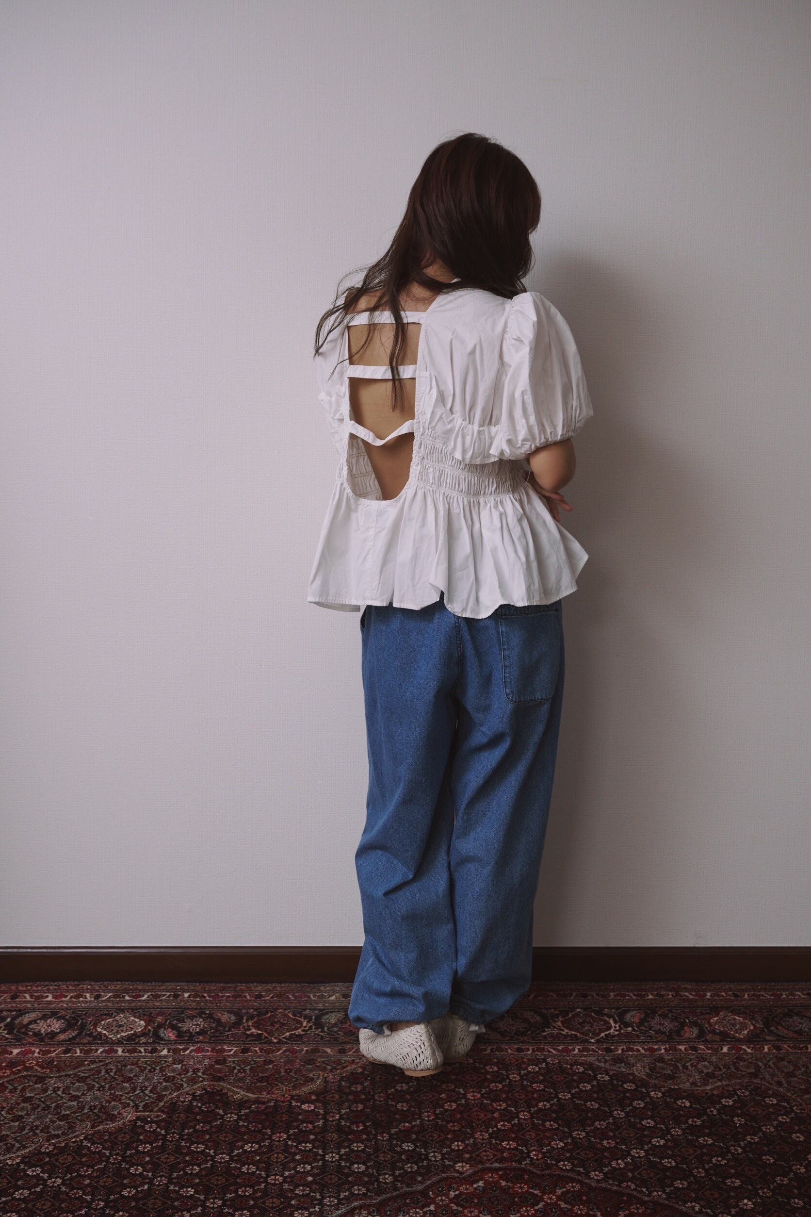 Louise blouse/white | papier.official