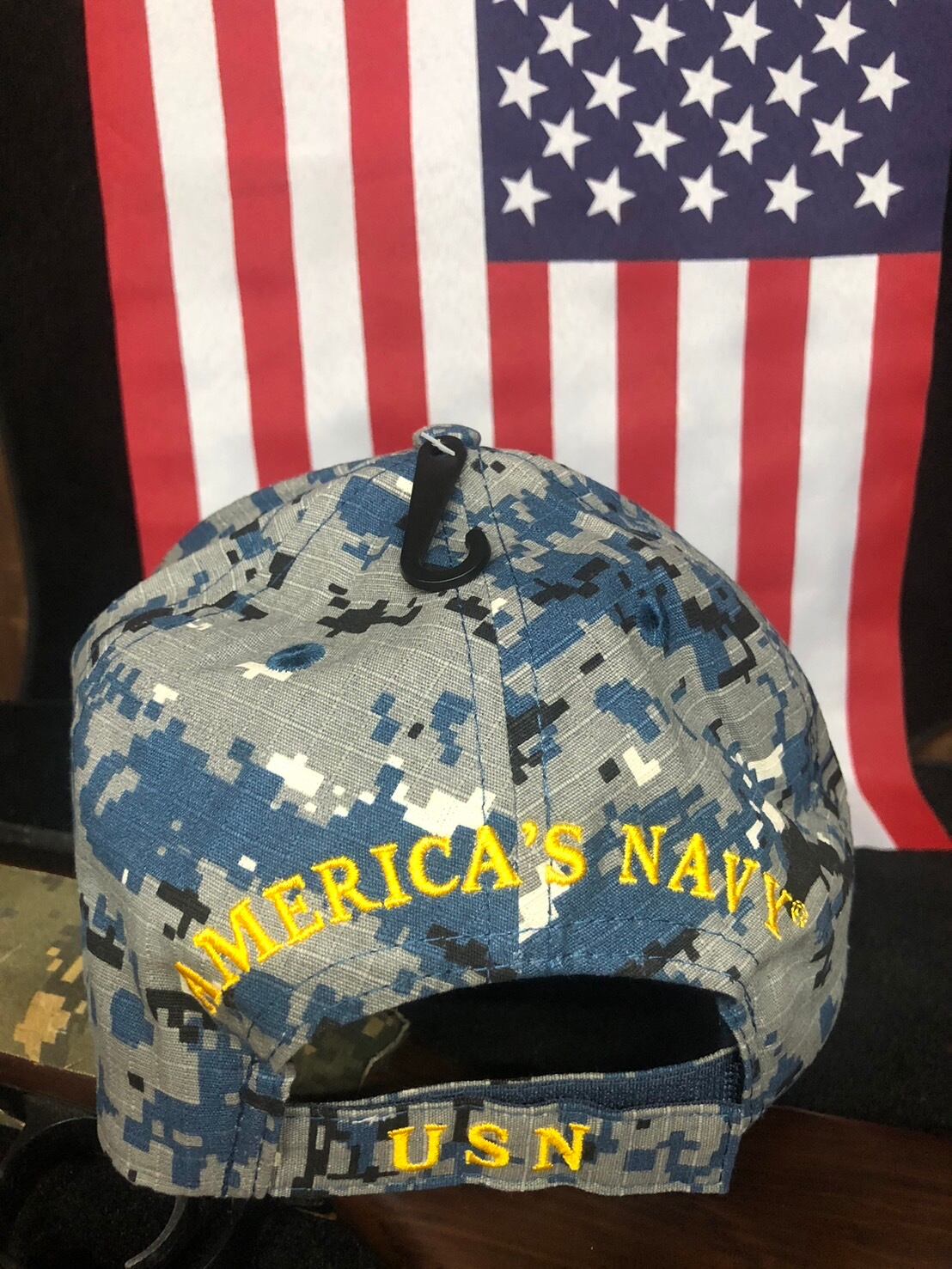 ミリタリー】U.S.Navy ネイビー アメリカ海軍 ロゴ カモフラージュ