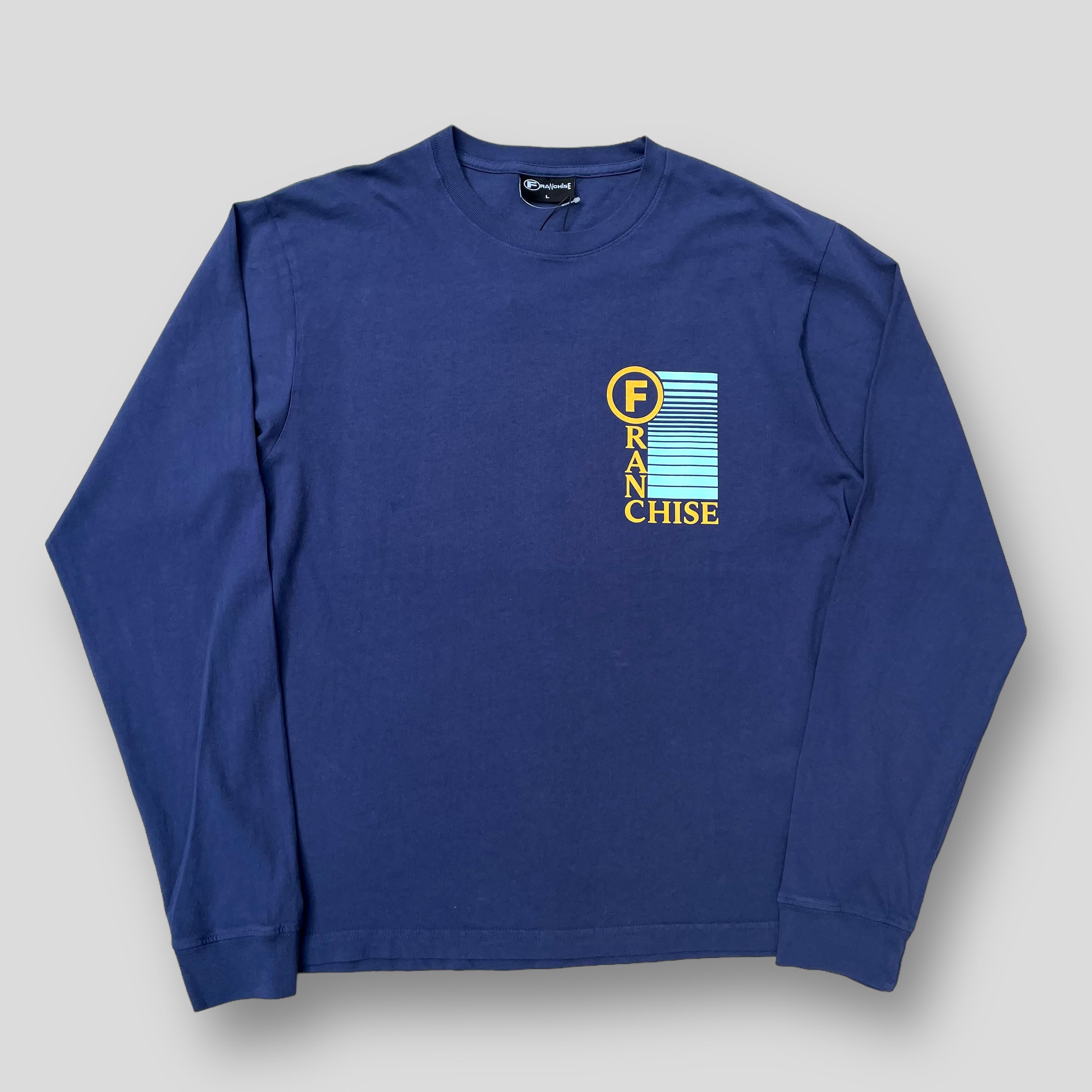 FRANCHISE COPYCOPYCOPY LONG SLEEVE T-SHIRT (NAVY) | HEIGHTS Online