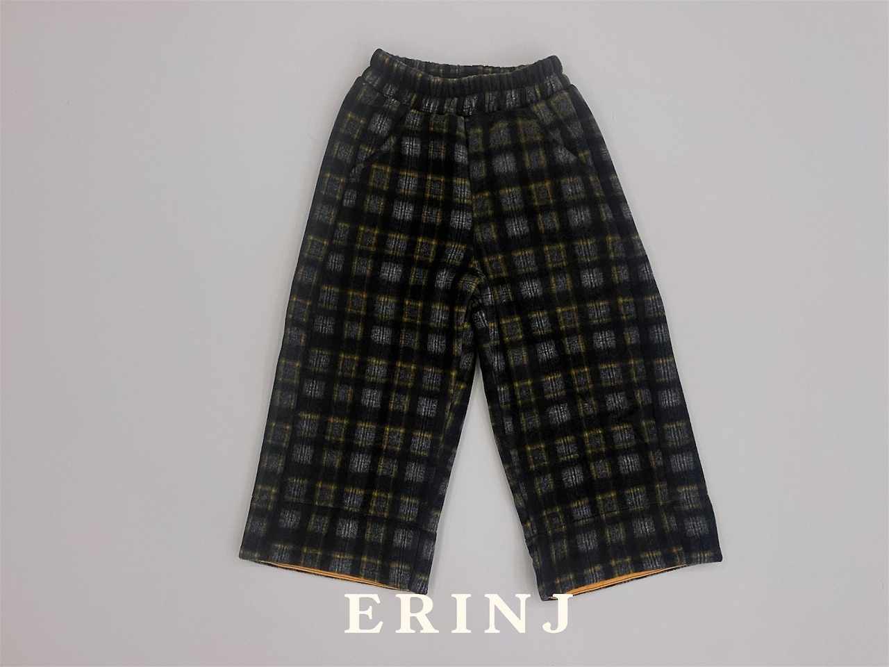 ERIN J［取寄］check warm pants 26winter
