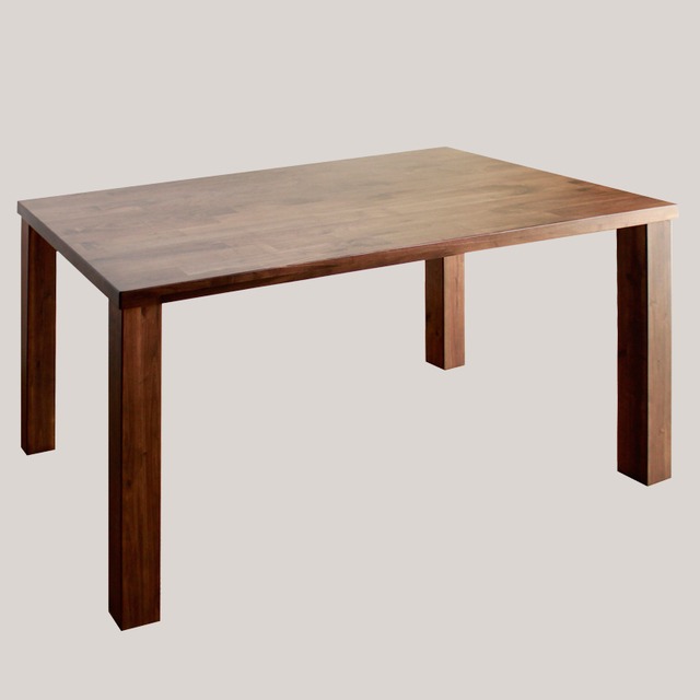 ダイニングテーブル 食卓テーブル テーブル 180幅 ブラウン ウォールナット おしゃれ 北欧 モダン skm-0009