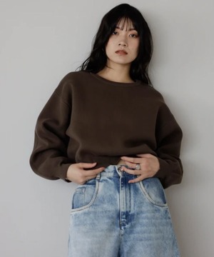 ナンバーミーTOKYO" SWEAT LIKE KNIT SHORT PULLOVER"
