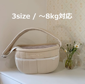 3Size / 予約【near by us】tarte bag《Mocha Beige》