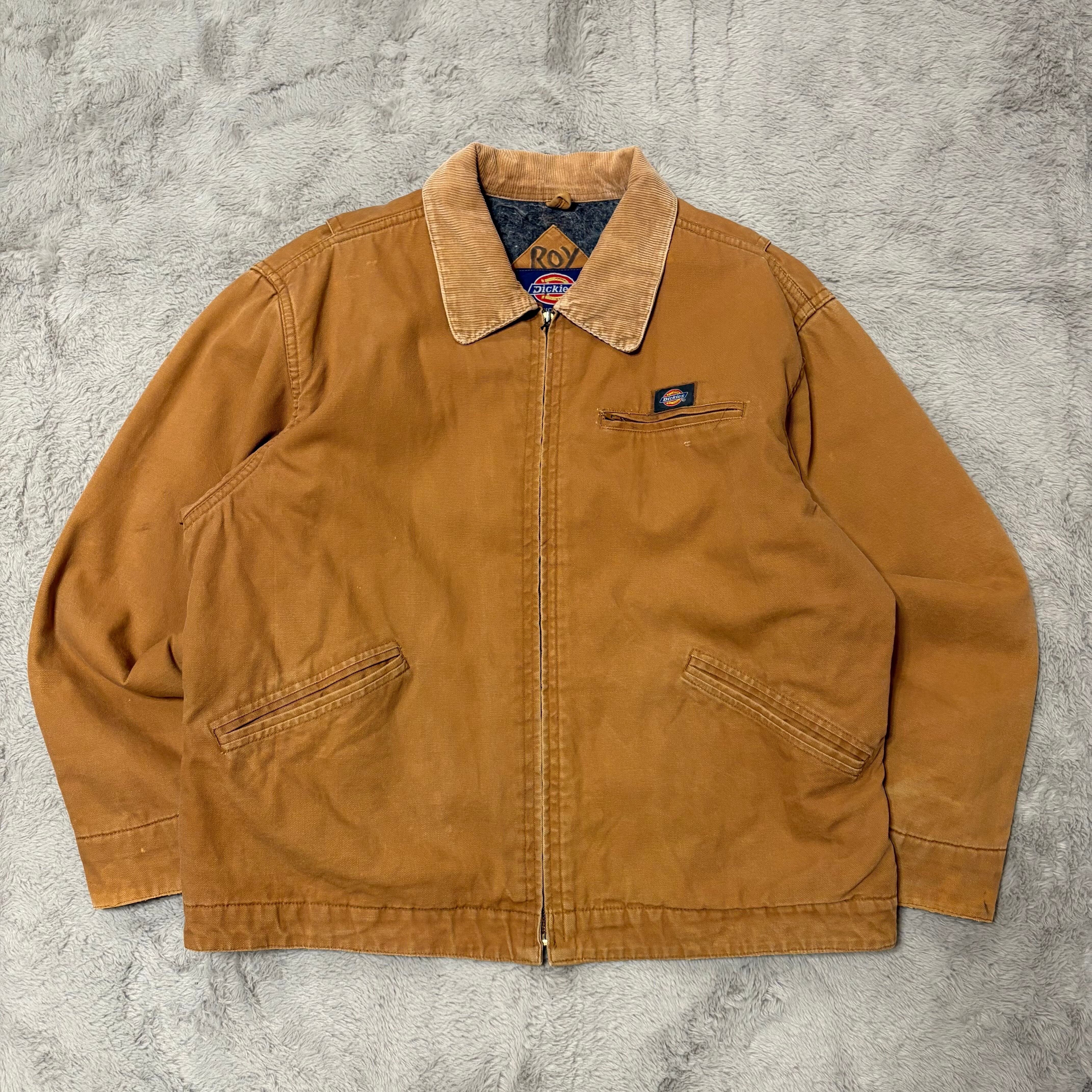 Dickies ダック地 ワークジャケット ブランケットライナー XLサイズ 