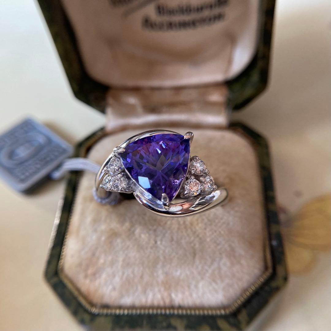 専用です】タンザナイト財団 希少性の印 タンザナイト3.33ct