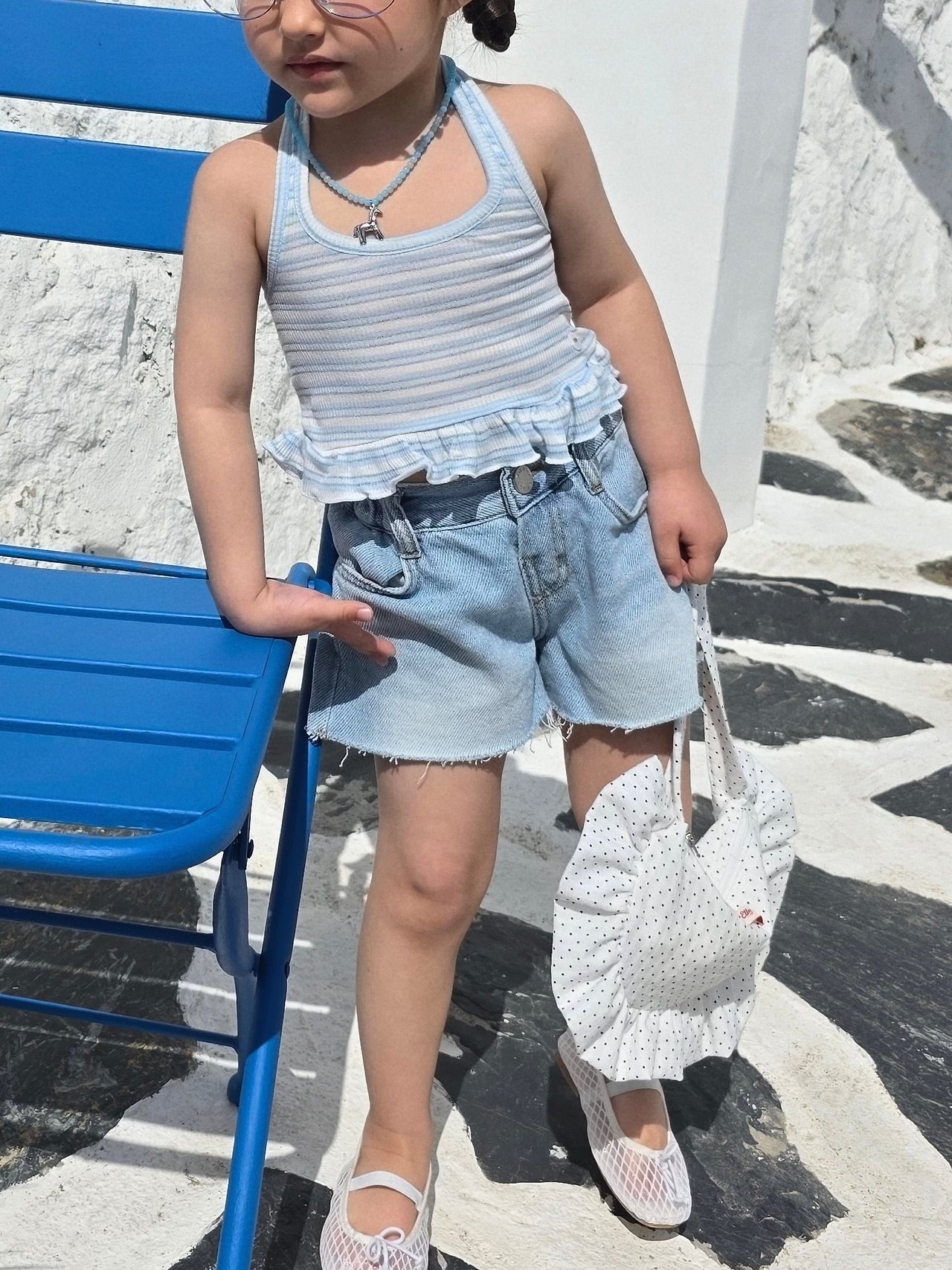 [ELLYMOLLY] Denim Flap Pocket Pants / [엘리몰리] 데님플랩포켓팬츠