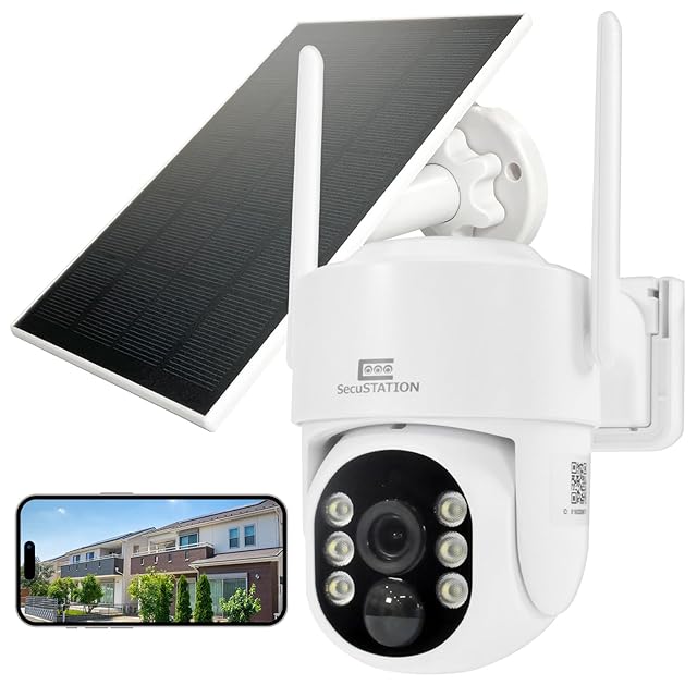 aosu 防犯カメラ 屋外 ワイヤレス 500万画素 LEDセンサーライト強化