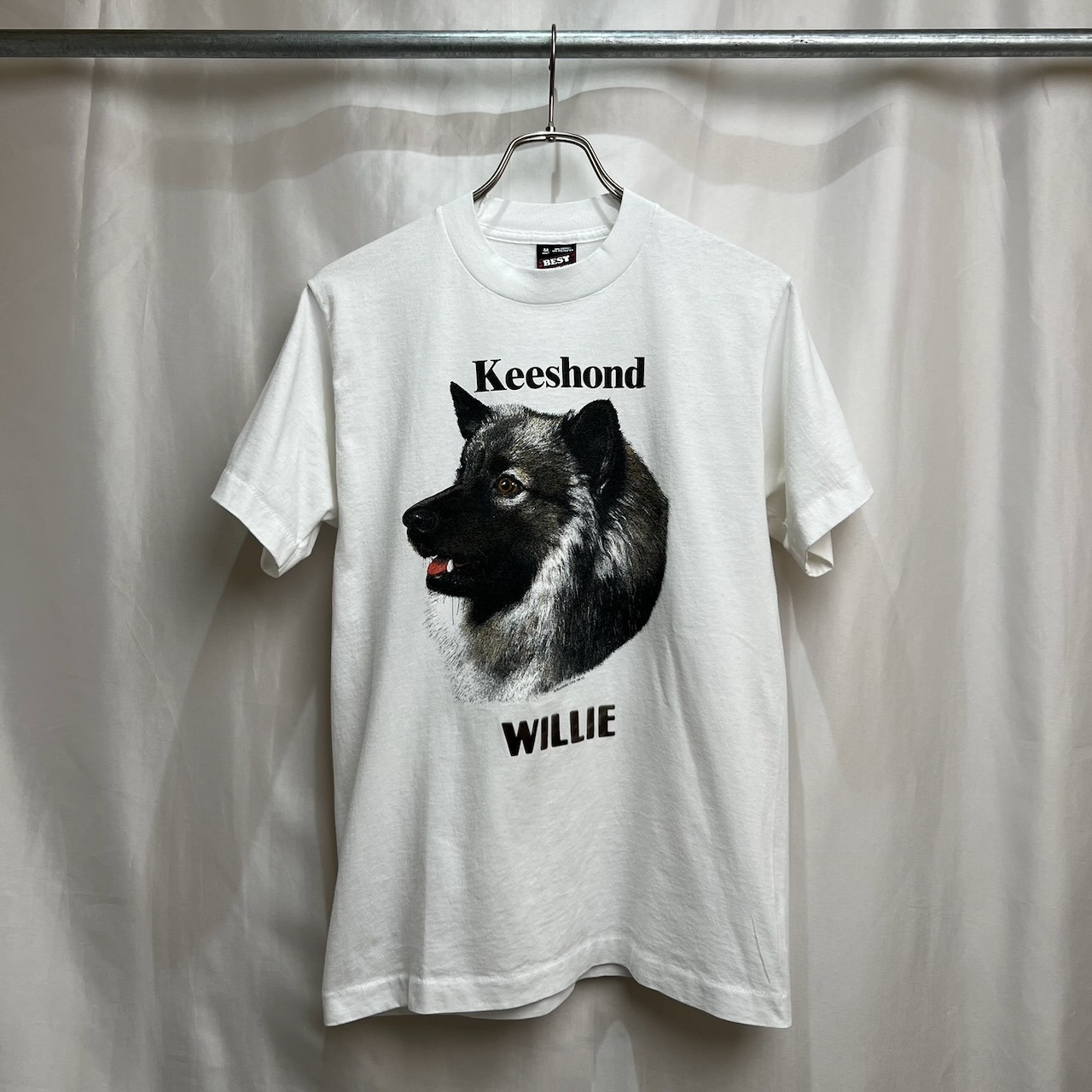 USA アニマル 犬 キースホンド シングルステッチ Tシャツ M
