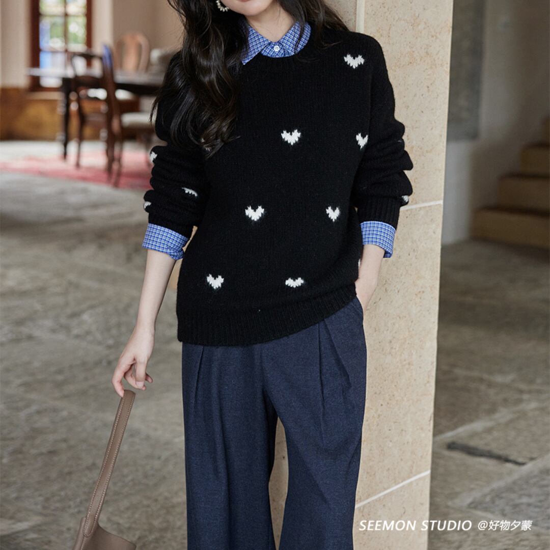 knitted sweaters with high end chic temperament