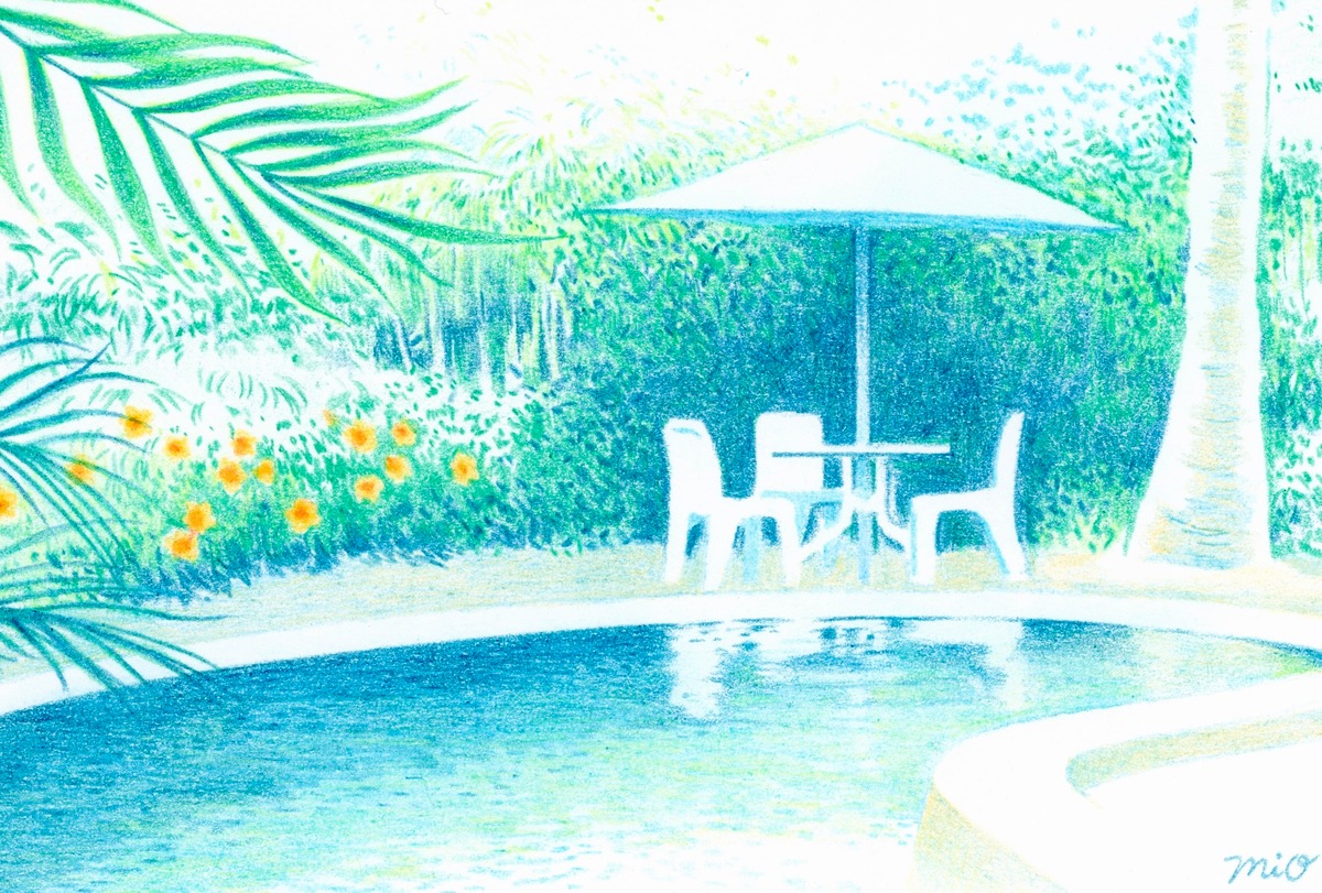 drawing “Pool” | miookubo