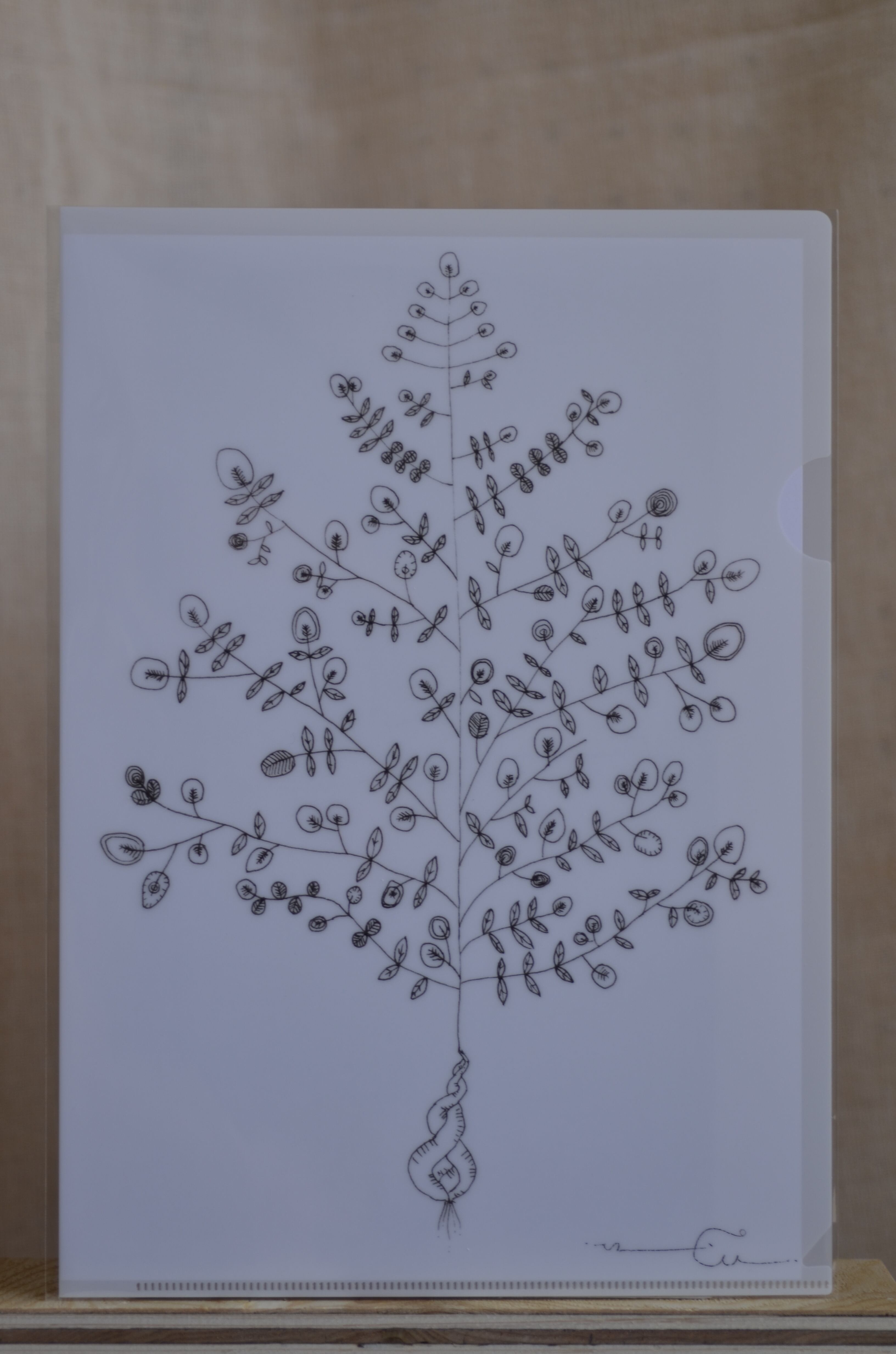 『生命の樹』 A4アートクリアファイル