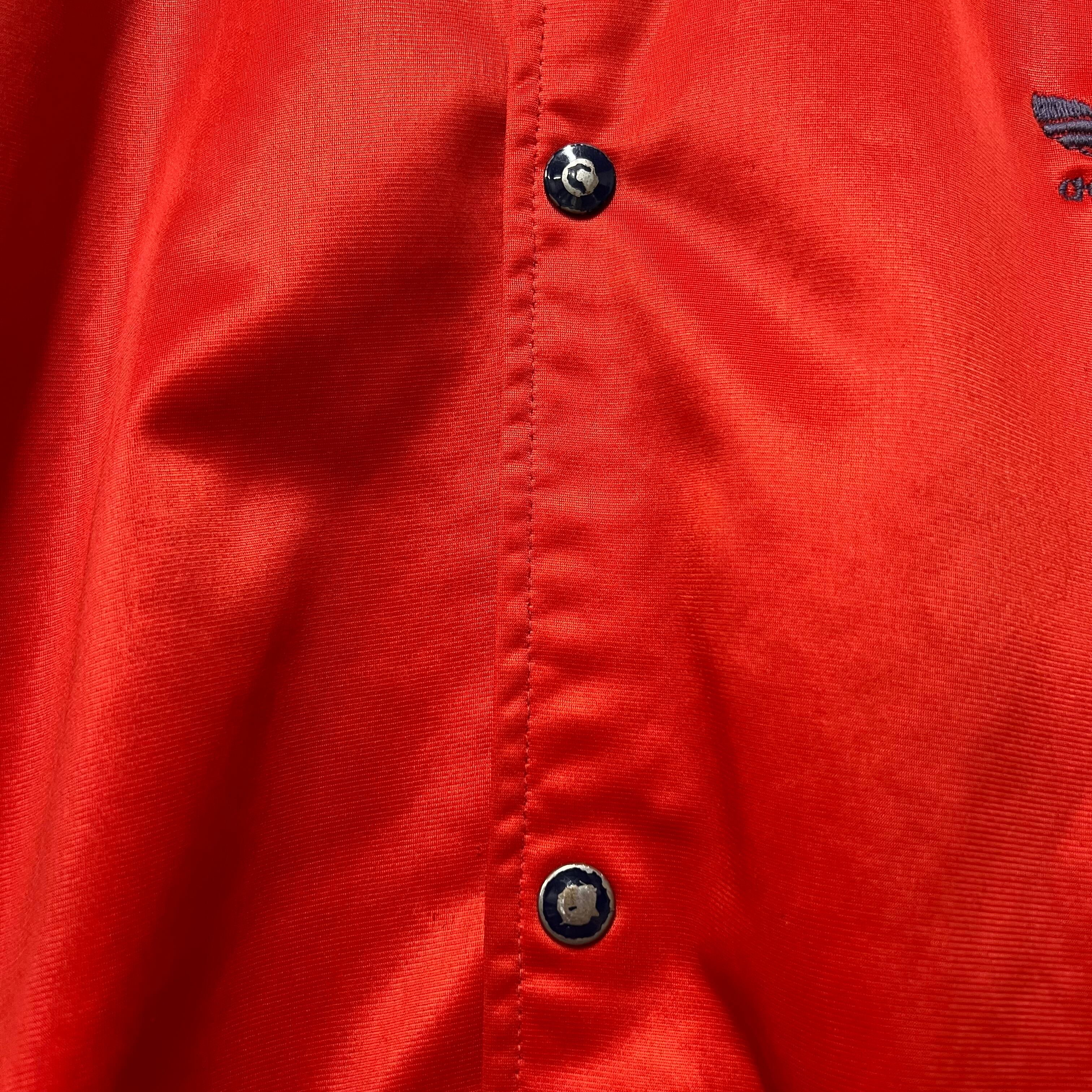 80s adidas ATP スナップボタントラックジャケット レッド XL | 古着屋