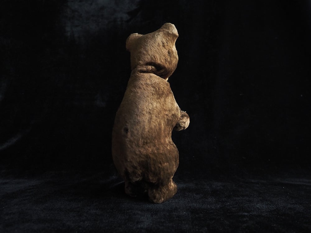 アイスクリームを食べるクマのぬいぐるみ | antique Salon