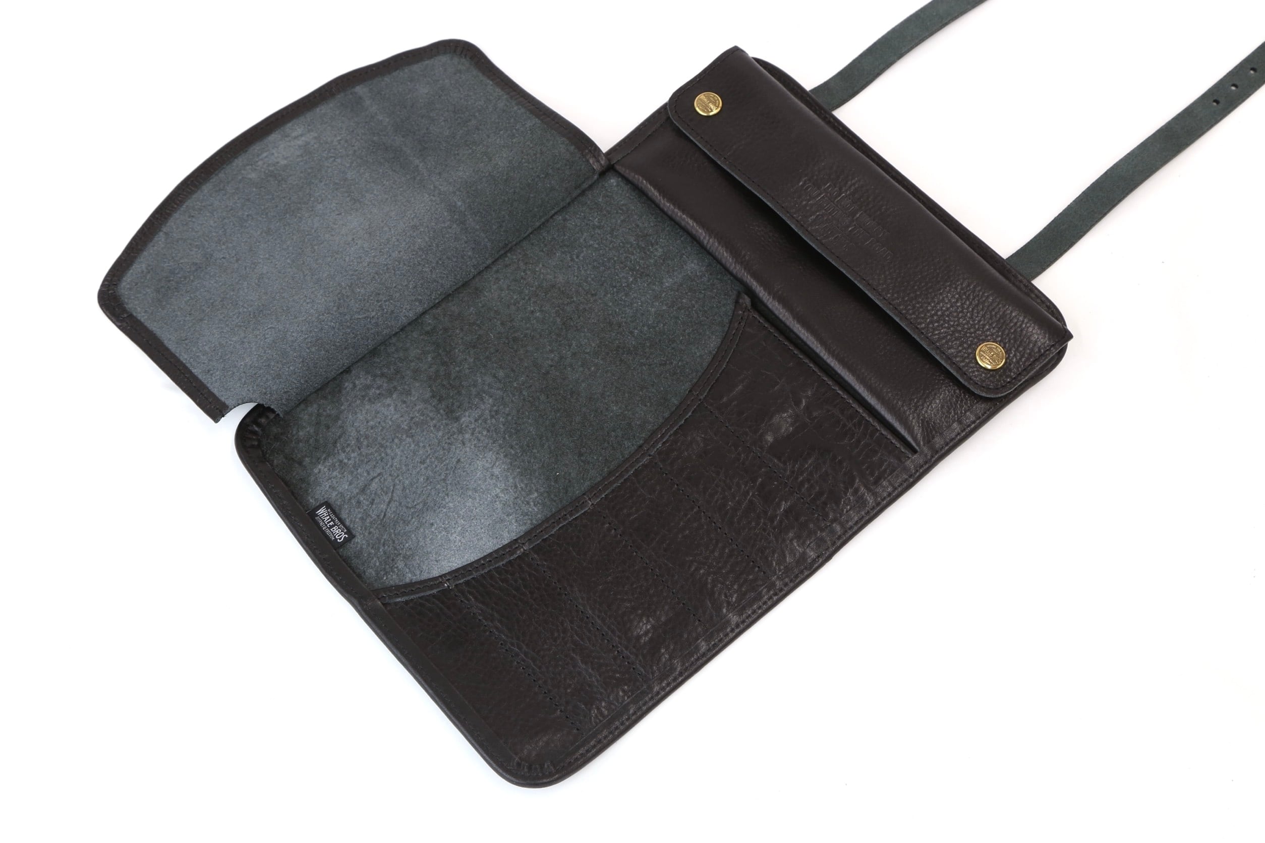 New Tool Roll［Black / White］Leahter/本革(LTR01)【即納】 | Whale