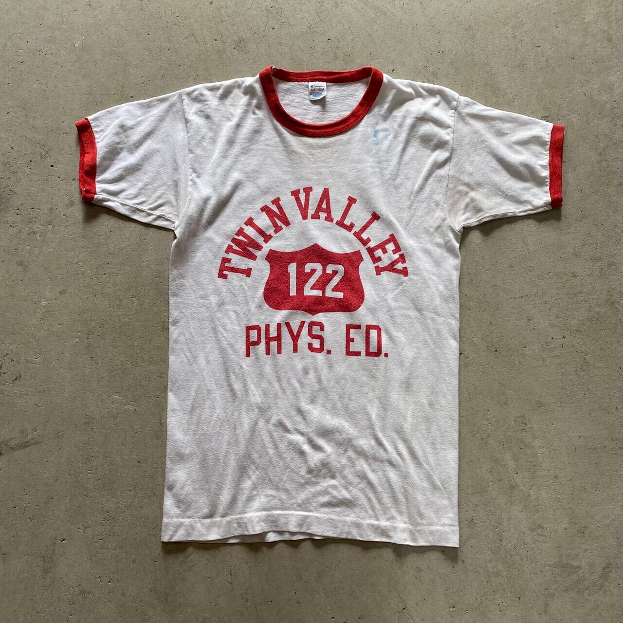 80年代 トリコタグ Champion チャンピオン TWIN VALLEY 3段 カレッジ 