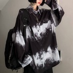 Dark tie-dye long-sleeved shirt (ME368)