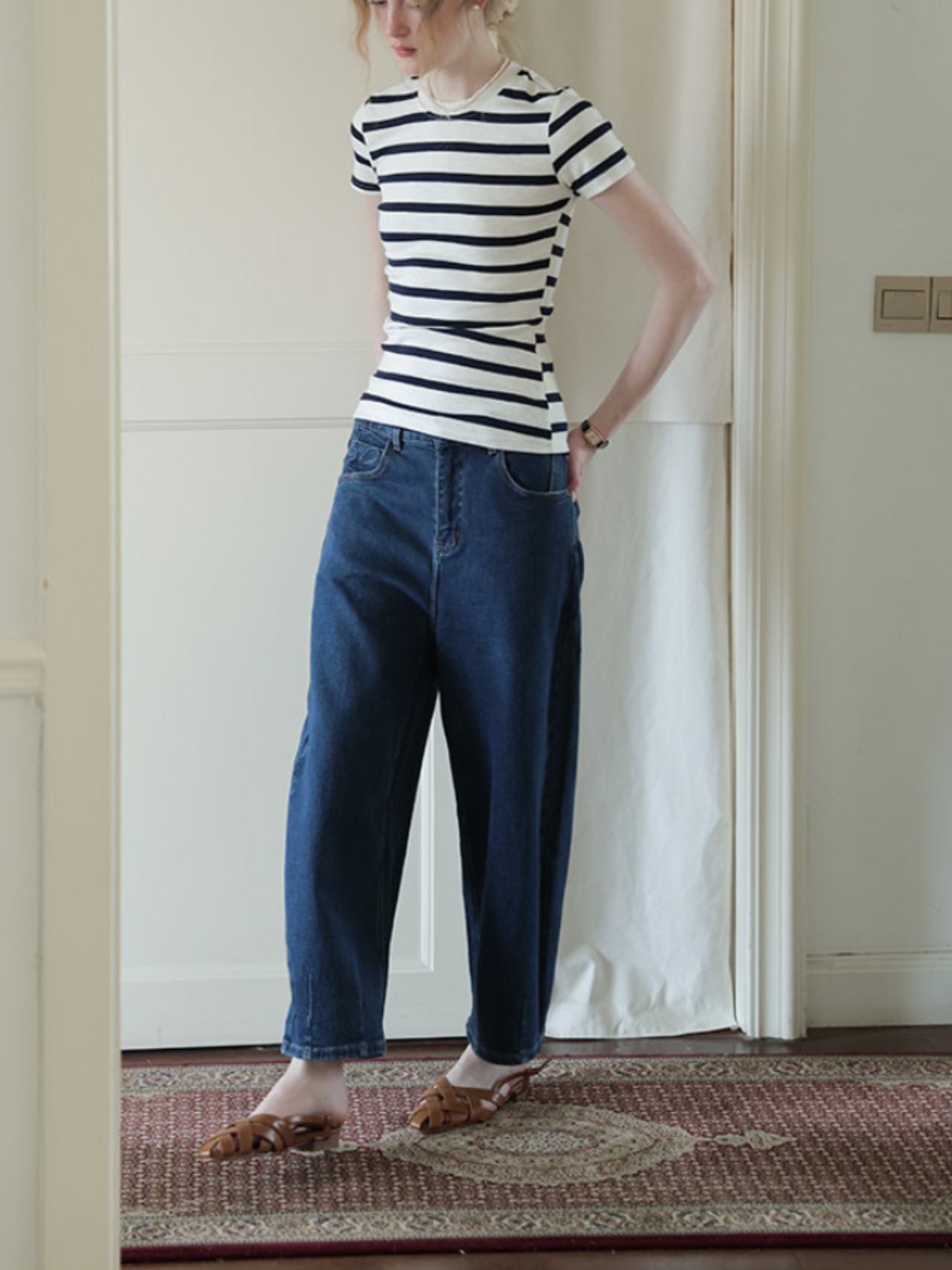 Nouvelle Border Tee F0698