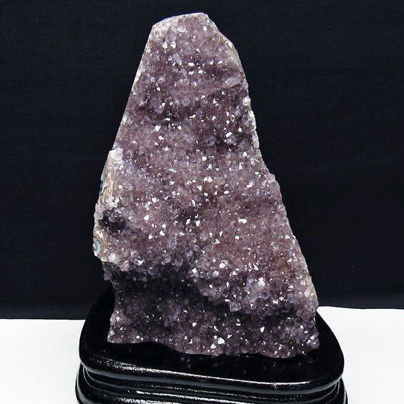 1.8Kg アメジスト クラスター ウルグアイ産 アメジスト 原石 amethyst 台座付属 花型 一点物  182-7046