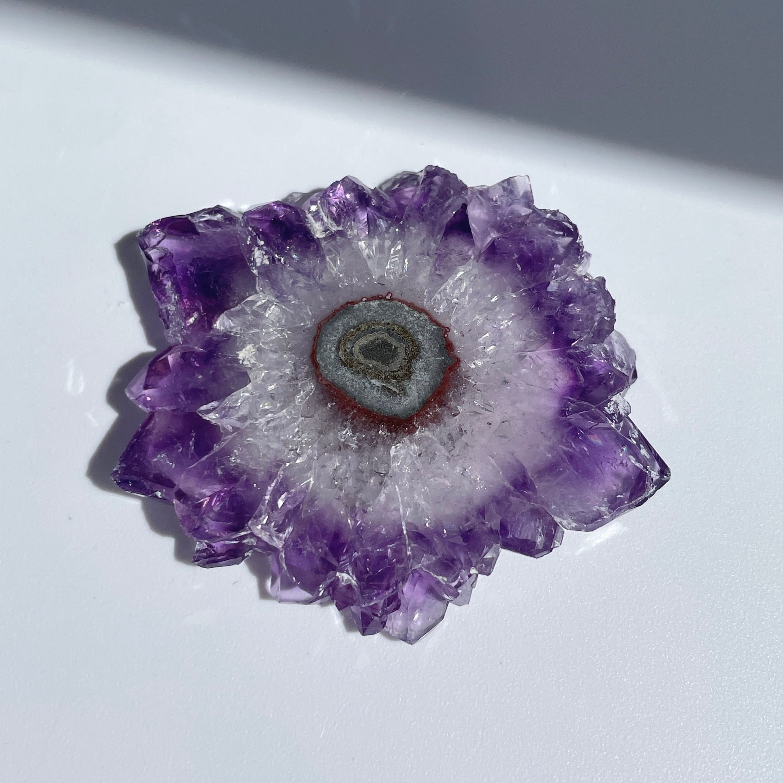 フラワーアメジスト スライス02◇ Flower Ametyst ◇天然石・鉱物