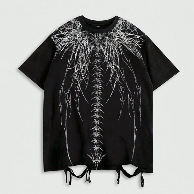 Hysteric Glamour ダメージ加工 安全ピン パンクTシャツ T shirt パンク ダメージ シャツ HYSTERIC GLAMOUR - HYSTERIC GLAMOUR