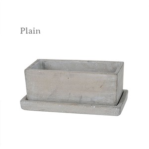 【A555-426S】Solid planter rectangle S　#プランター #コンクリート #モダン #カジュアル