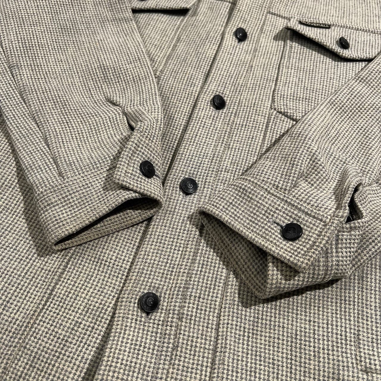 希少 英国製 GLOVERALL グローバーオール 両胸ポケット ウール シャツ ジャケット サイズ 38/48 /ビンテージ